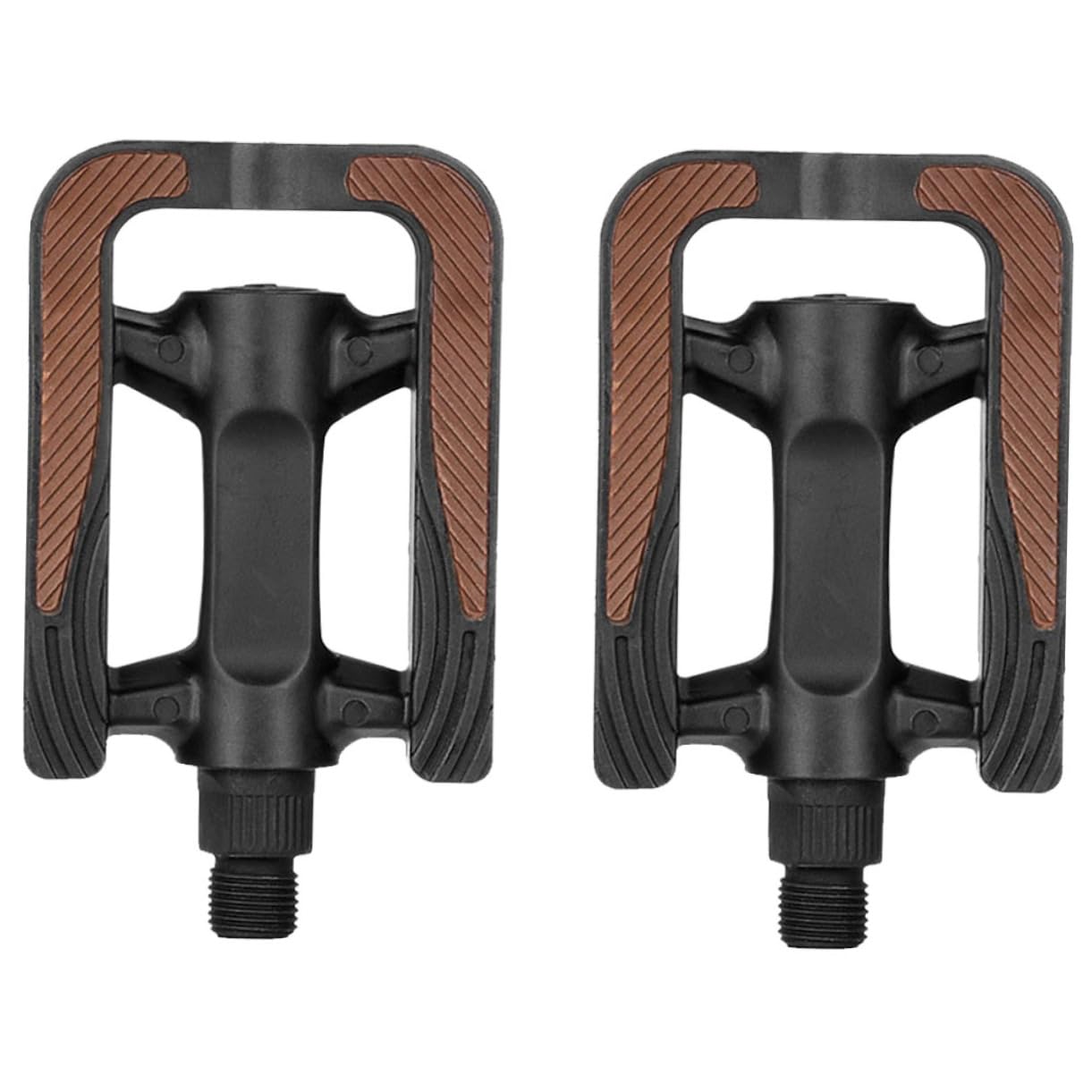 Pedali Bici Cuscinetto, Coppia, Nero, Plastica Acciaio