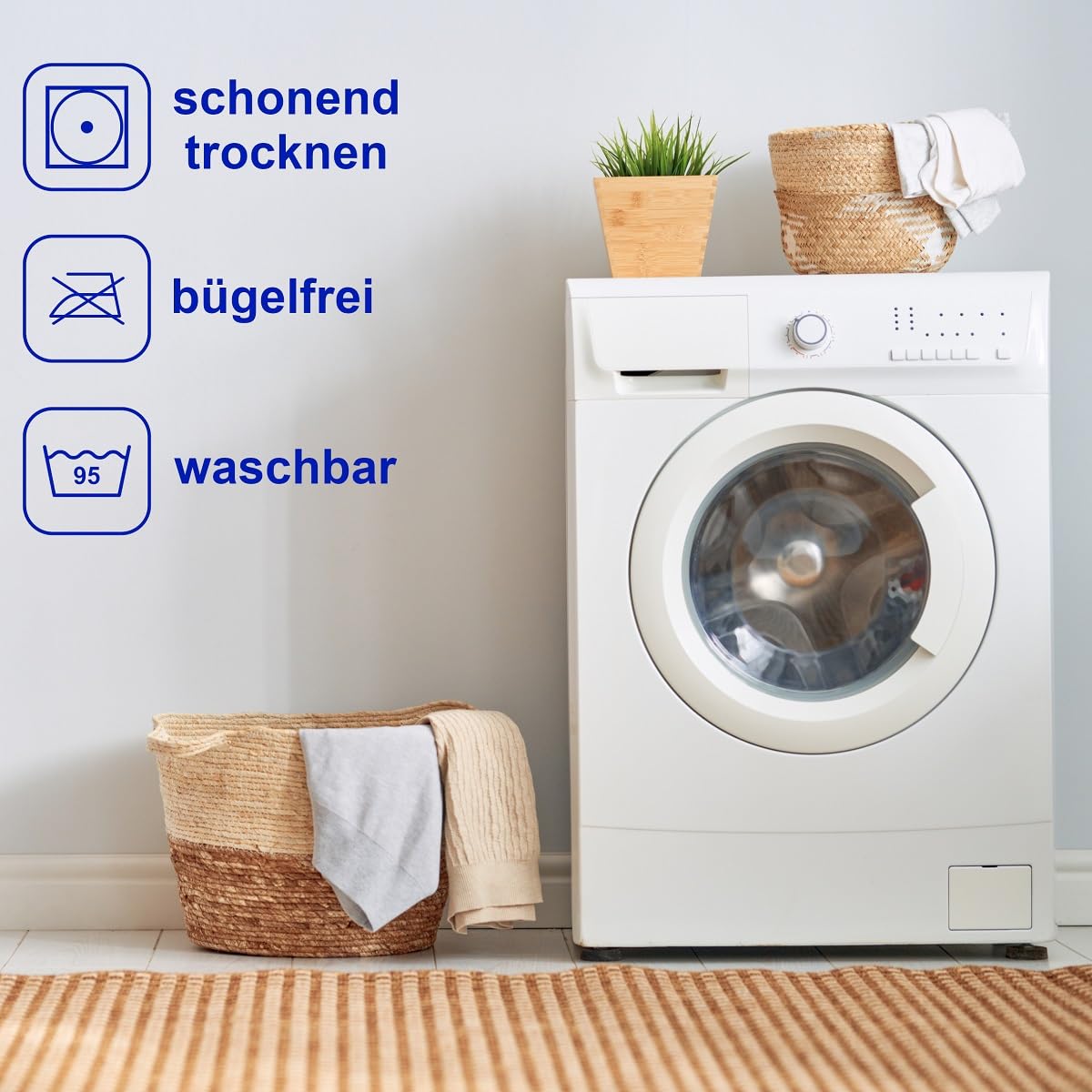 Dukal | Spannbettlaken kochecht | waschbar bei 95°C | 180-200 x 200 cm | aus hochwertigem DOPPEL-Jersey (100% Baumwolle) | Farbe: weiss