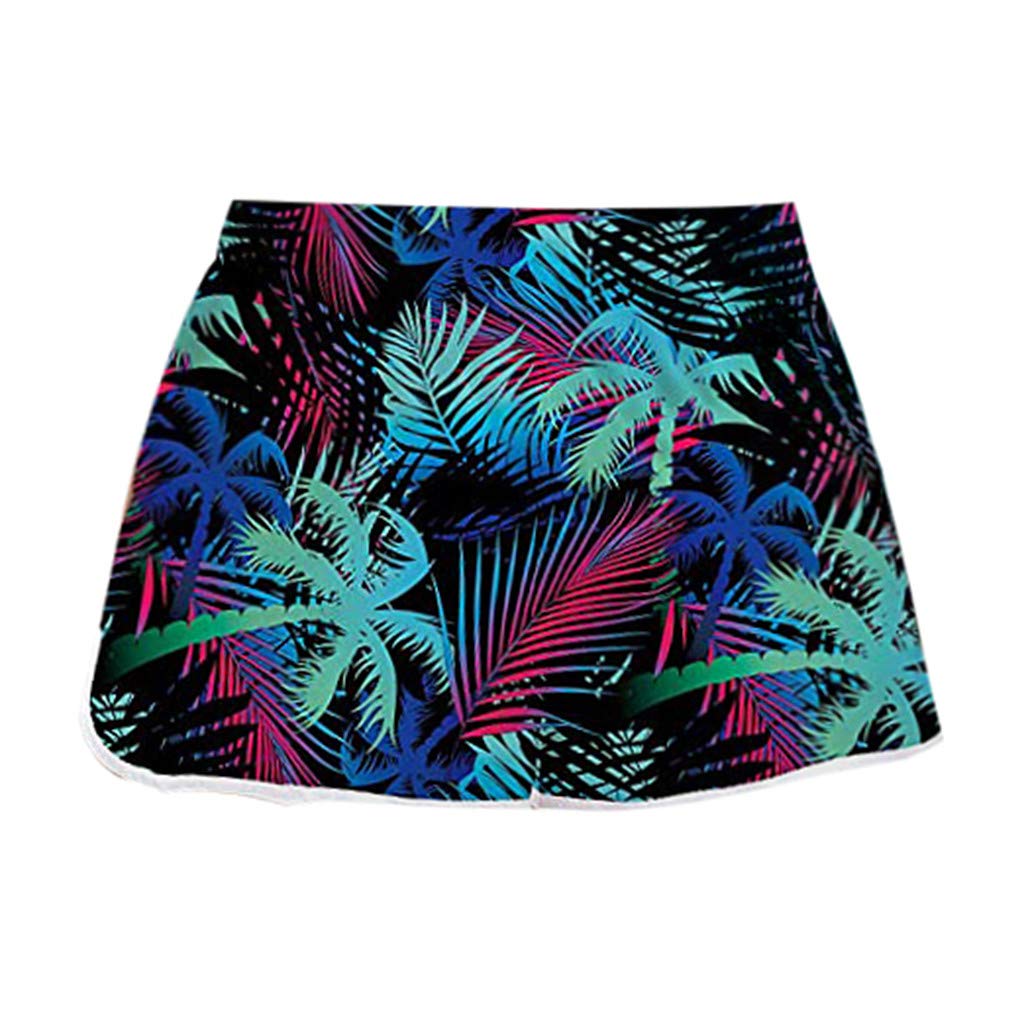 Bikini da Donna novità String Pattern Stretch Quick Swimsuit Short Board Women Dry 's Set, Celeste, L