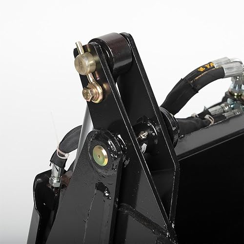 Miniatura 6 de Titan Attachments Cubo combinado 4 en 1 de 35 pulgadas, montaje en minicargadora, capacidad de 850 libras, multiusos para excavar, cargar, extender,