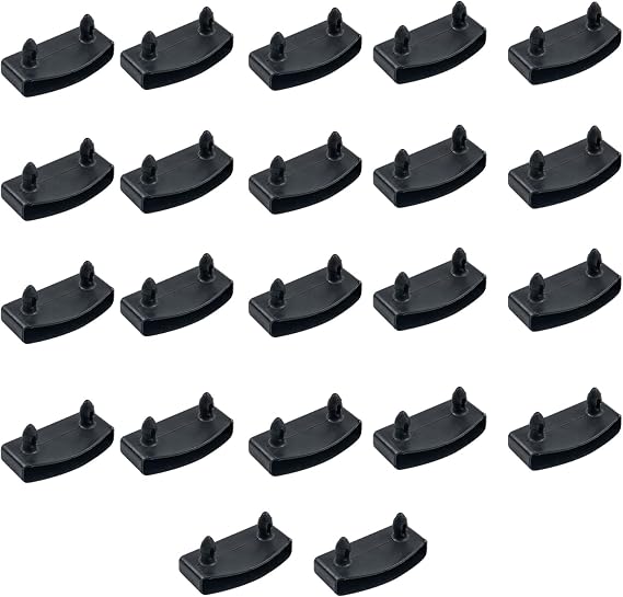 36 Pcs bed slat, replacement bed slat end clip,plastic bed slat holders caps 55mm,24 ends and 12 center,for double/single bed and king size replacement support cap
