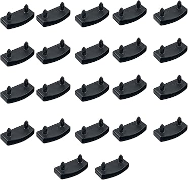 36 Pcs bed slat, replacement bed slat end clip,plastic bed slat holders caps 55mm,24 ends and 12 center,for double/single bed and king size replacement support cap