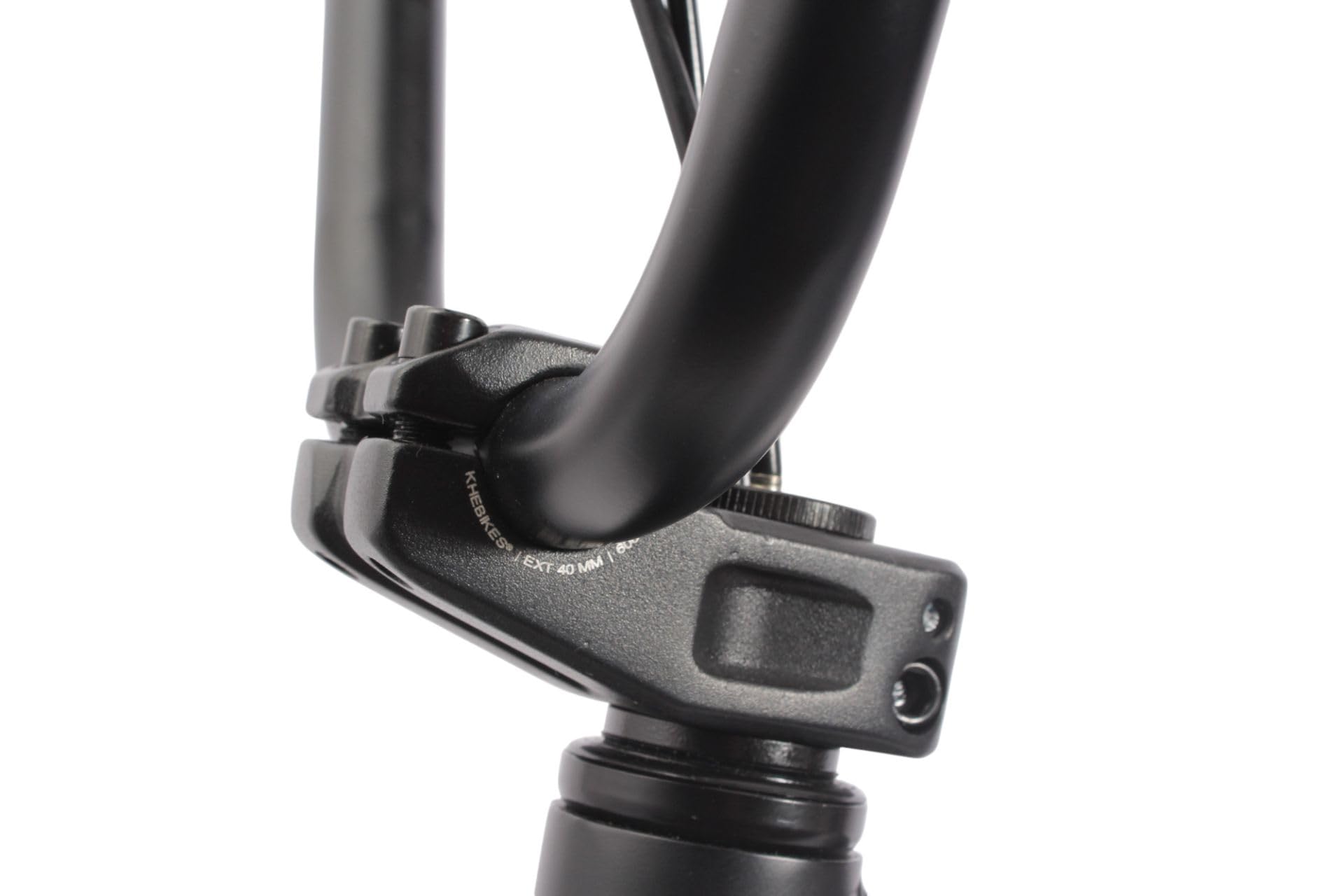 KHEbikes KHE Cosmic AL 20" BMX – Alluminio BMX Freestyle Bike 10,6 kg – Affix Rotor – Freni a V anteriori e posteriori – Pneumatici Acme 2.40 – nero opaco – per conducente 135 – 170 cm – modello 2025
