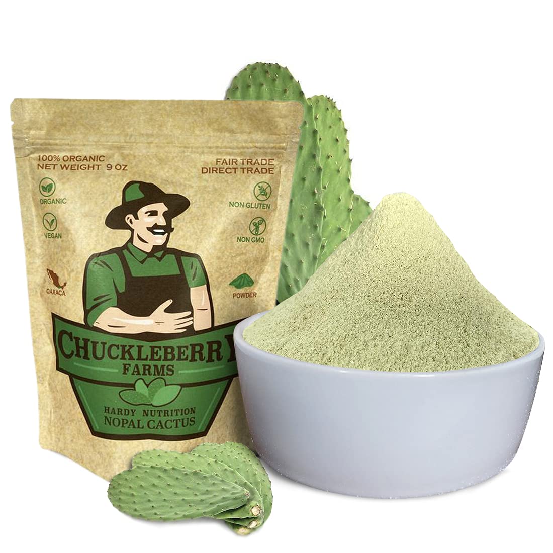 Buy Chuckleberry Farms, Nopal Cactus Powder All Natural Super Fruit