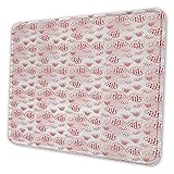 Die rutschfeste Natura-Gummi-Unterseite hält den Desktop fest und ist mit optischen, drahtlosen oder Lasermäusen kompatibel