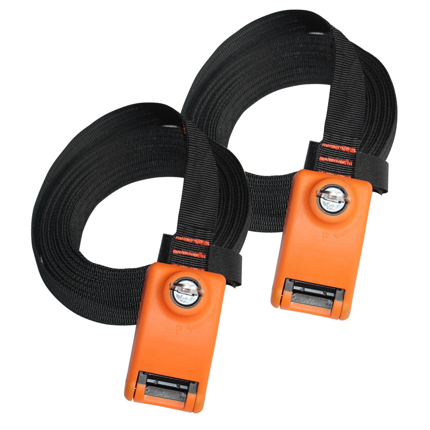 LegendTech-Abschließbarer Spanngurt, 3 m x 25 mm, mit 3 Edelstahlkabeln kann Diebstahl verhindern