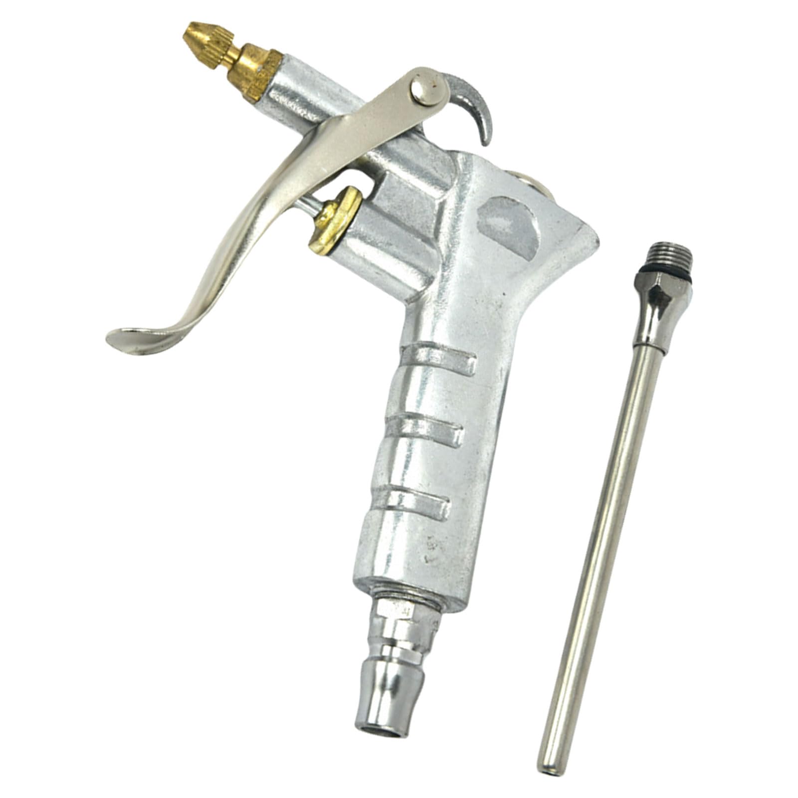 Air Compressor Blow Metal Tool Air Inlet Kits Sprays Blower Inflatable Nozzle Pneumatic Tool Cleaning Ergonomic Handle