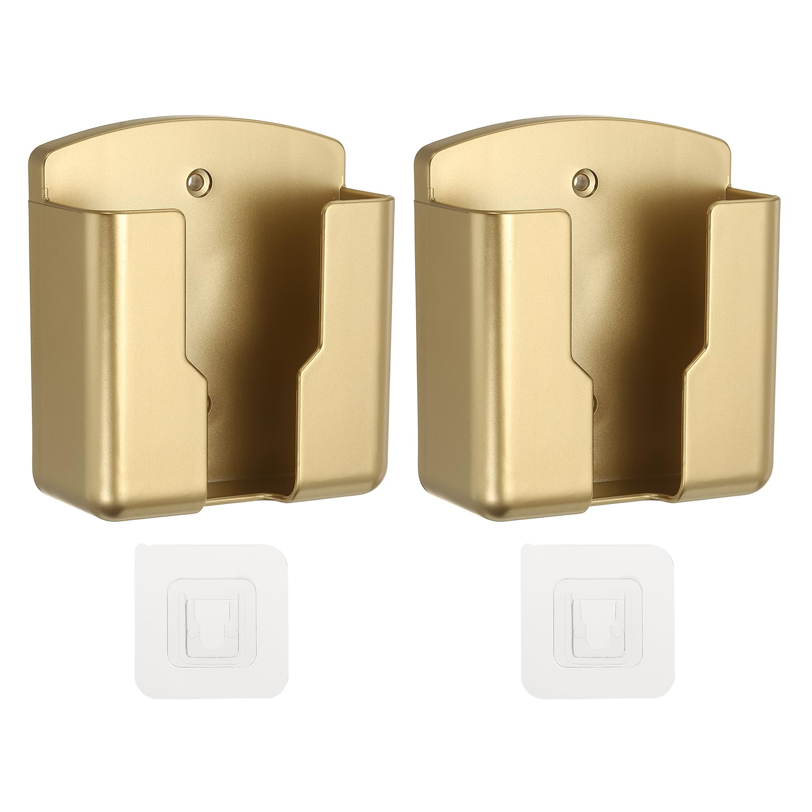 Support mural pour télécommande de TV et climatiseur lot de 2 boîtes de rangement en plastique