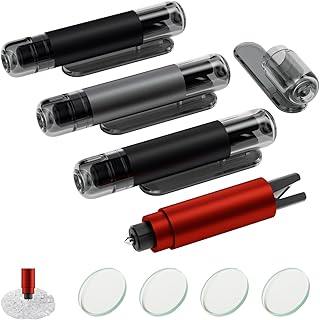 4 Pack Emergency Window Breaker Seatbelt Cutter, Safety Hammer Glass Breaker and Seat Belt Cutter Under Water Escape Tool Safety Hammer for Car & Outdoor with Test Glass