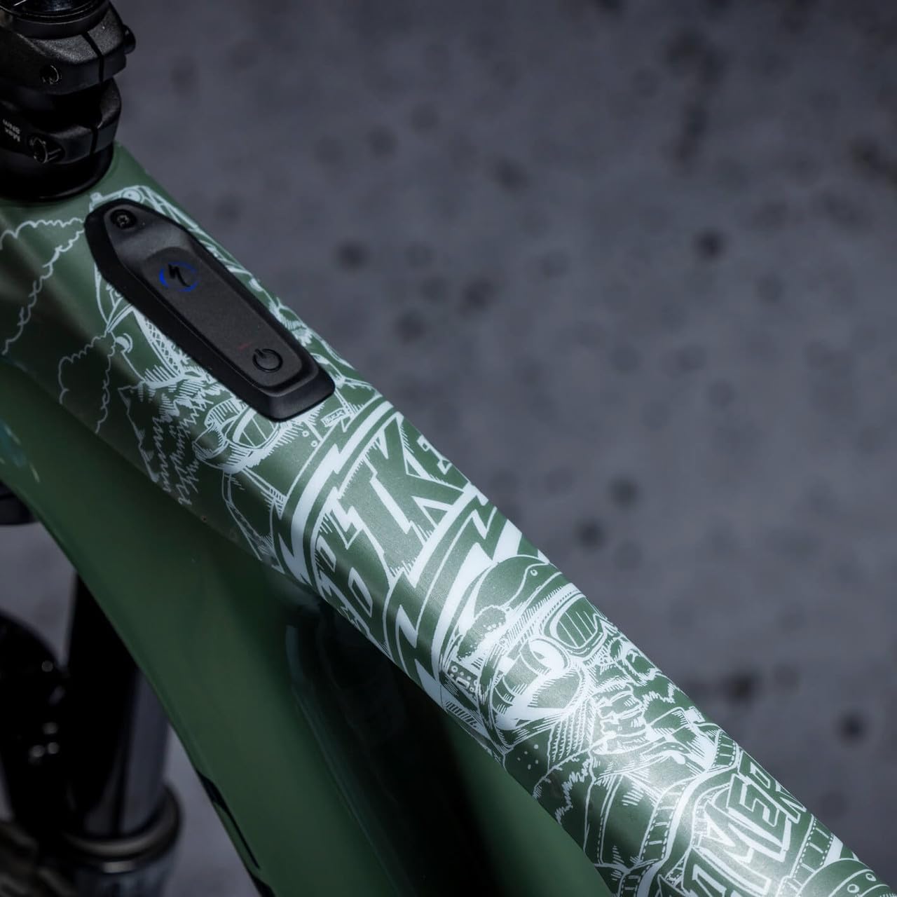 Dyedbro Film de protection pour cadre VTT électrique Blanc