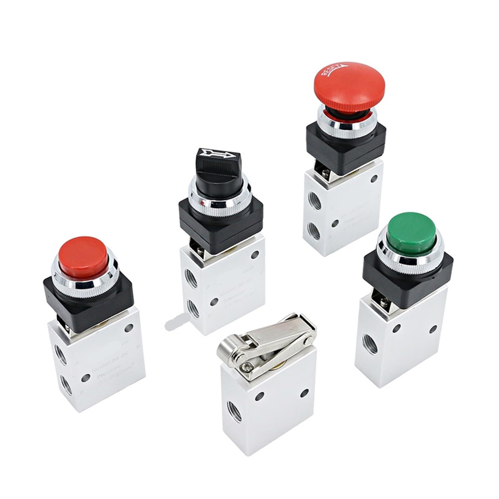 1 SZTUK mechaniczny zawór ręczny JM-05 przycisk 07 dwupozycyjny trójdrożny 06A zawór regulacyjny (złącze JM-06,10 mm)