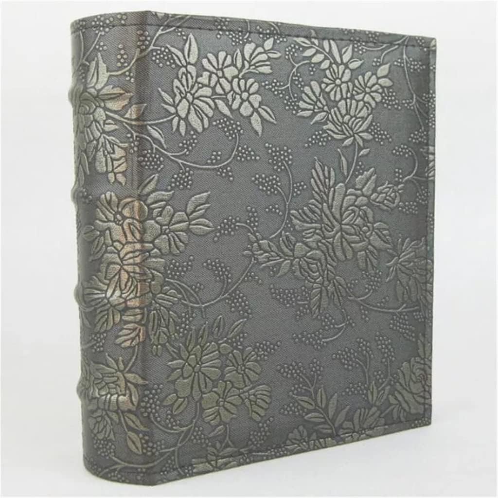 100 Photos PU Leather Photo Album Vintage Carved Handmade DIY Insert Scrapbook Foto Albums Flush Mount