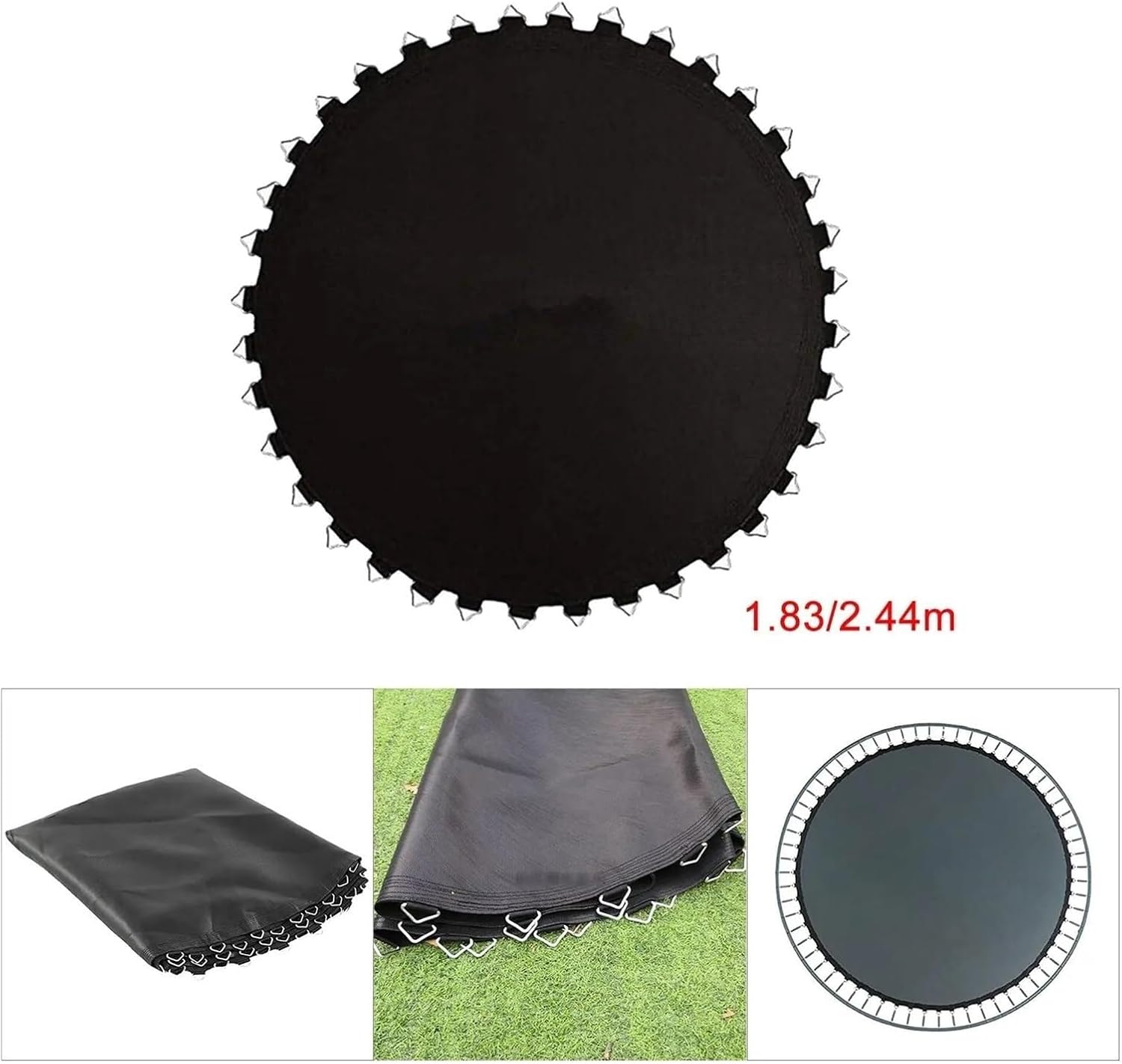 Trampoline mat, Replacement Jumping mat,Outdoor Trampoline Accessories, Accessories Reusable Universal Round wear-Resistant Trampoline Jumping mat Jumping Cloth