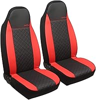 Vista 13 de GIANT PANDA Fundas para asiento delantero de automóvil, de cuero, para asientos individuales de respaldo alto para automóviles, camiones, jeeps