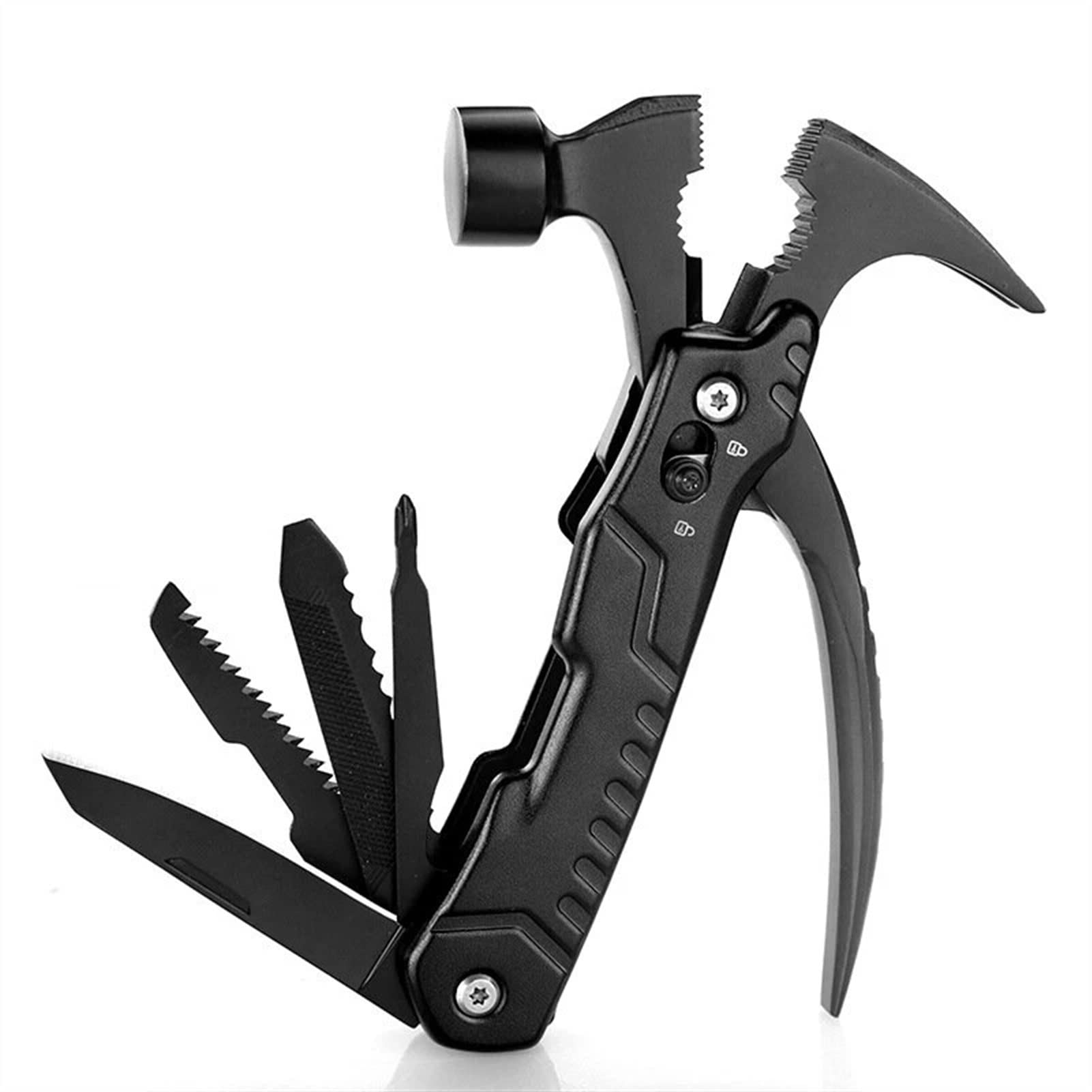 Hammer, Multi-Functional Claw Hammer with Stainless Steel and Aluminum Handle