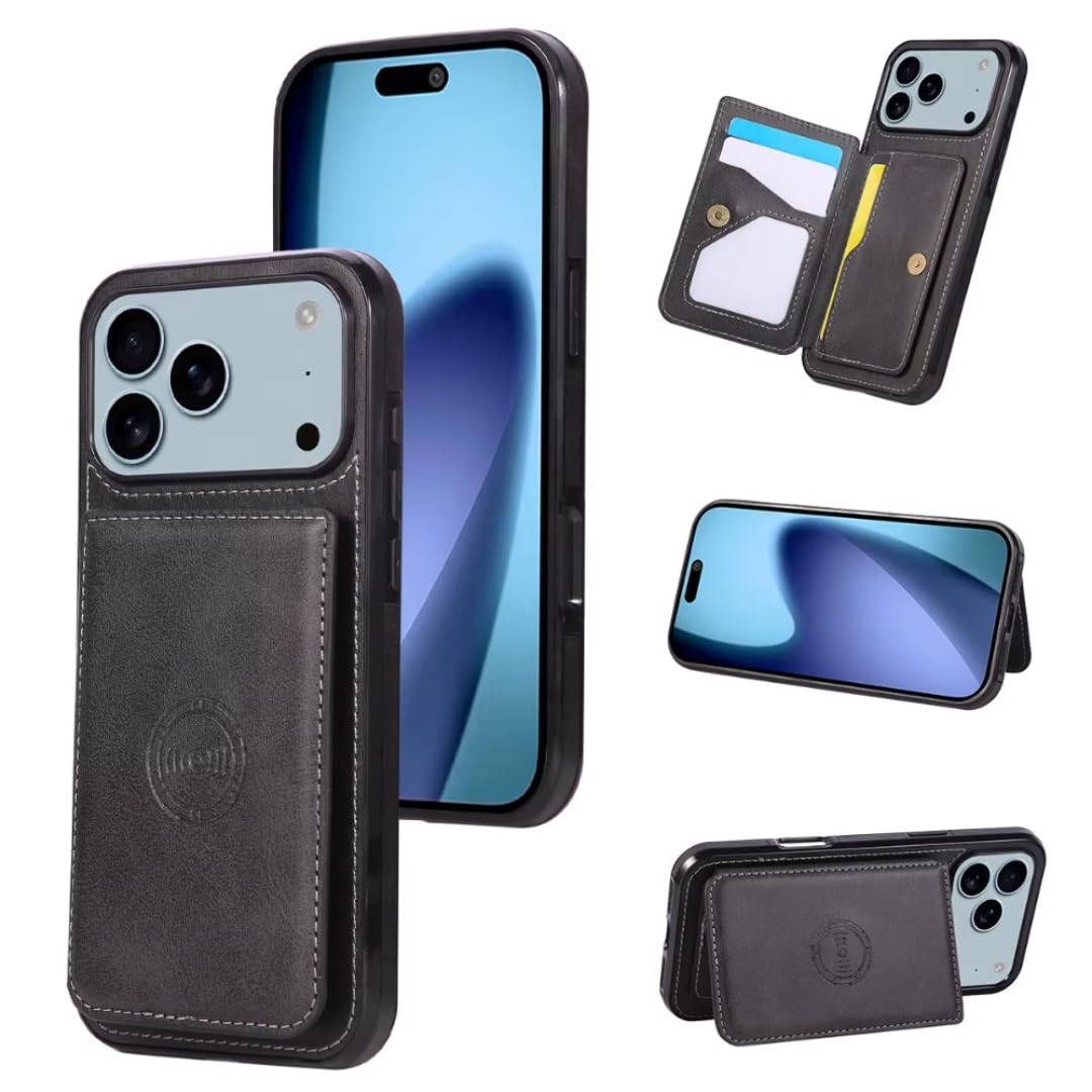 Custodia a libro con porta carte in pelle PU per iPhone 14 Plus (per iPhone 14 Plus/caffè)