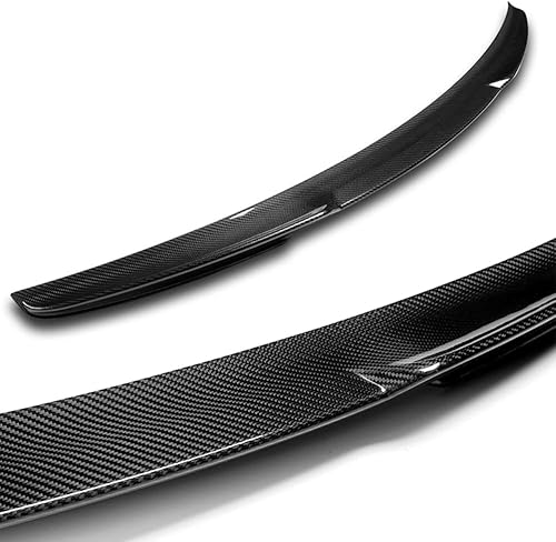 Miniatura 2 de Q1-Tech, alerón de maletero de fibra de carbono, compatible con Mazda 3 Sedan 2014-2018, alerón de borde trasero del maletero, 2015 2016 2017,