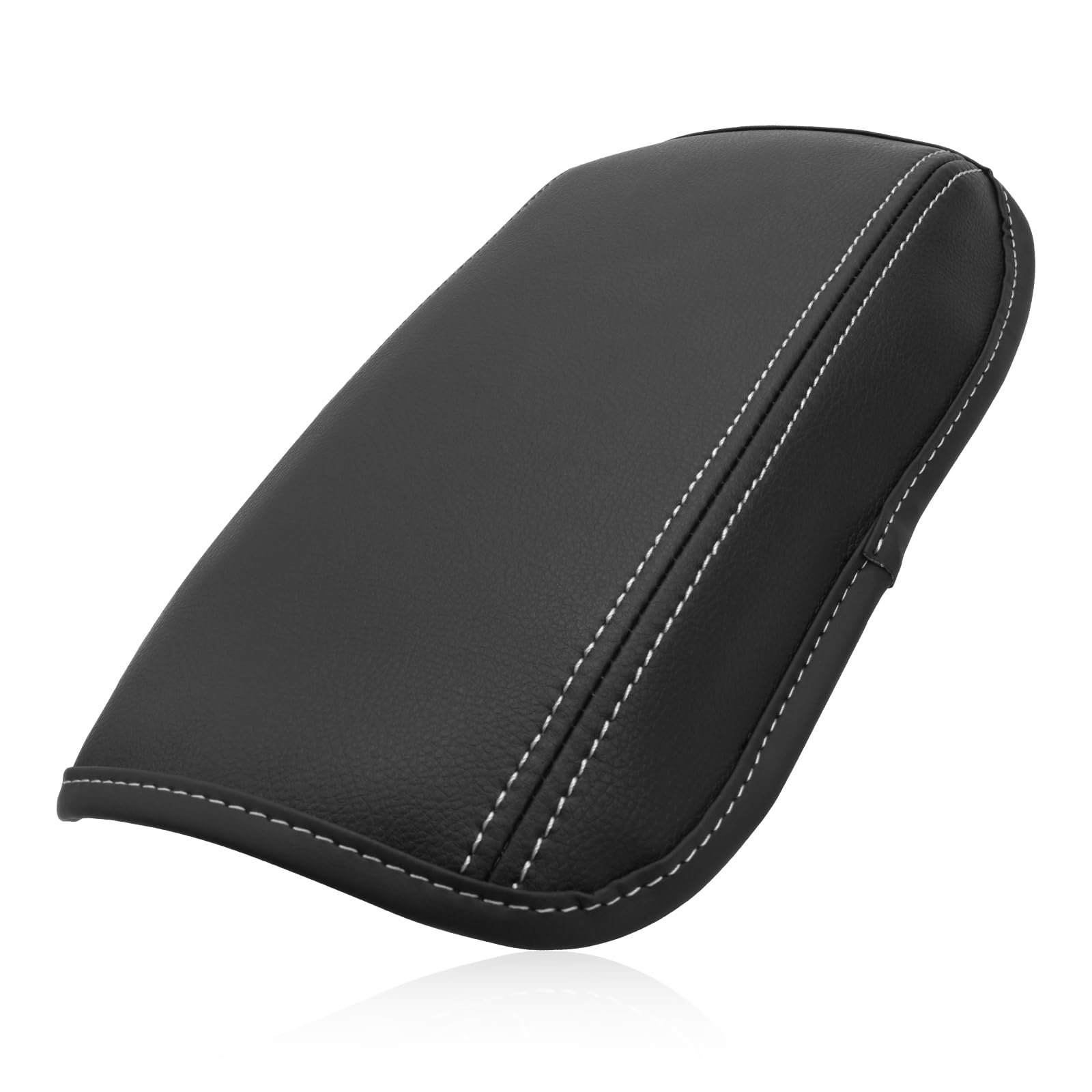 GAFAT Compatibile con Hyundai Kona SX2 2024 2025 Copertura per Bracciolo Centrale, Kona SX2 Hybird EV Protezione per Braccioli Console Centrale, in Pelle PU, Kona 2024 Accessori (Bianco)