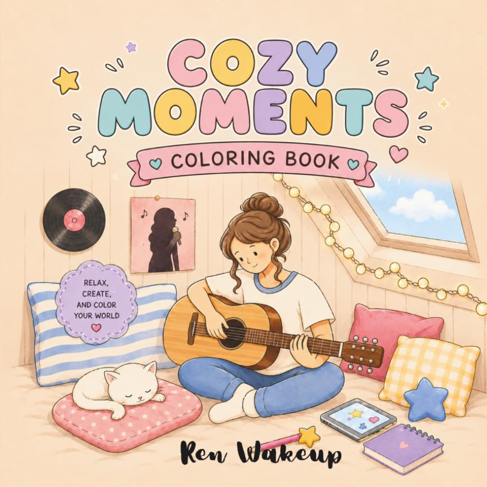 Cozy Moments: Coloring Book