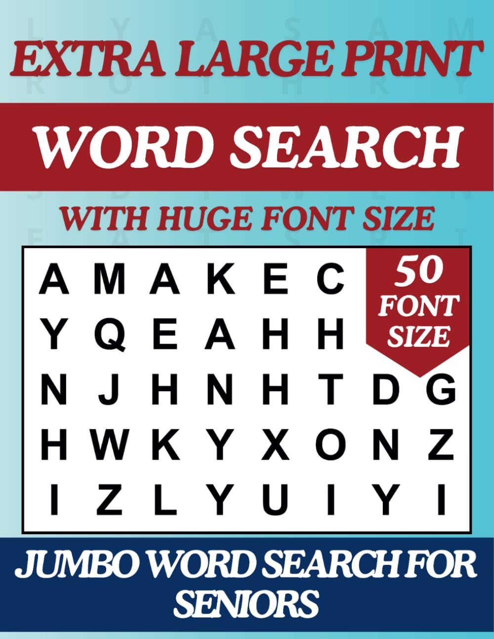 Extra large print word search for seniors and adults jumbo word find