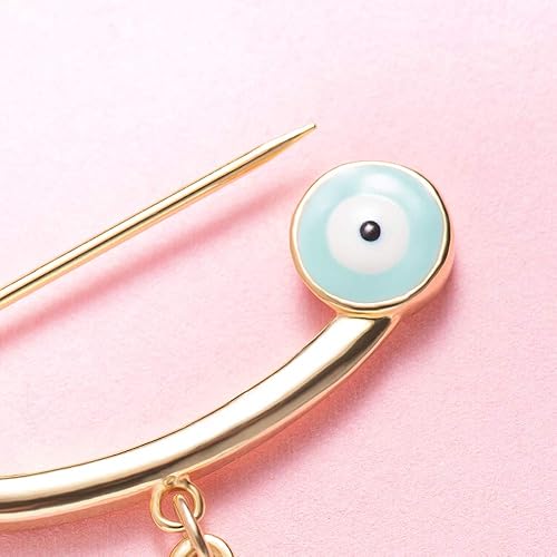 Miniatura 3 de MANVEN Hamsa - Broche de protección contra el mal de ojo, broche para pañales, regalo de cumpleaños