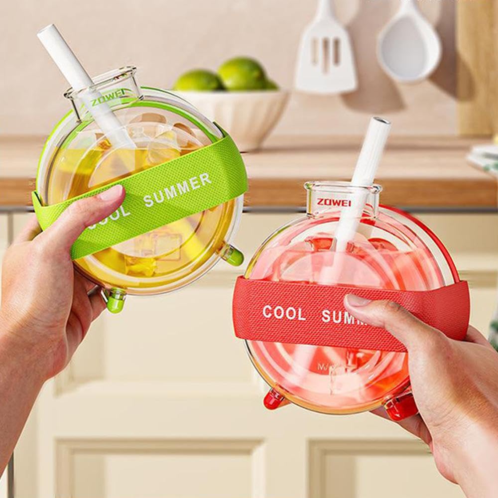 MUMQAQ Bottiglia di ghiaccio, 2 in 1 Zero Touch Press Ice Cube Mold Bottiglia d'acqua con coperchio e bidone, bottiglia per cubetti di ghiaccio, facile da premere per rilasciare, vassoio verticale per