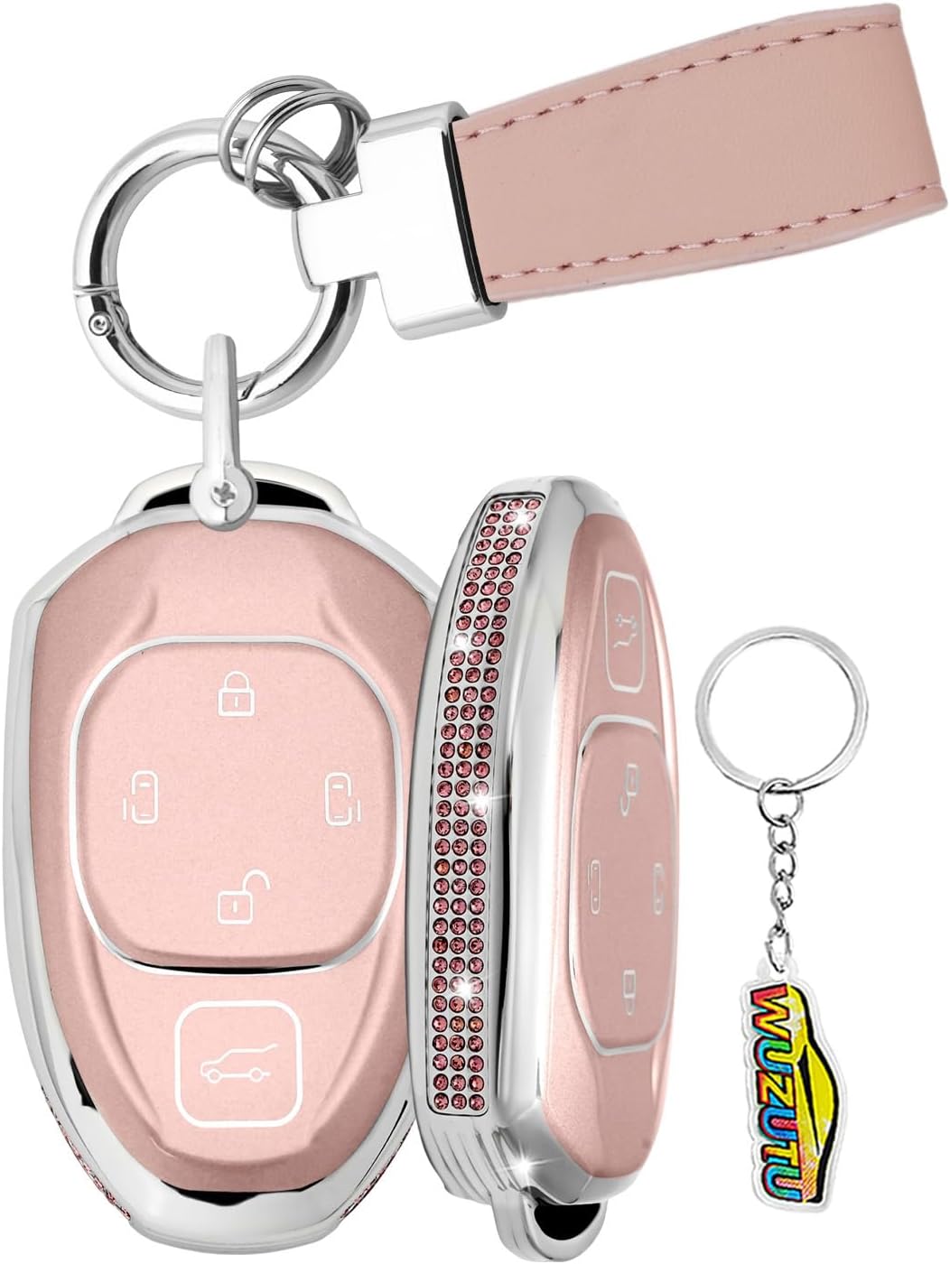 Diamond TPU Shell Key Cover Fit for Trumpchi GAC GS3 EMZOOM GS4 Max