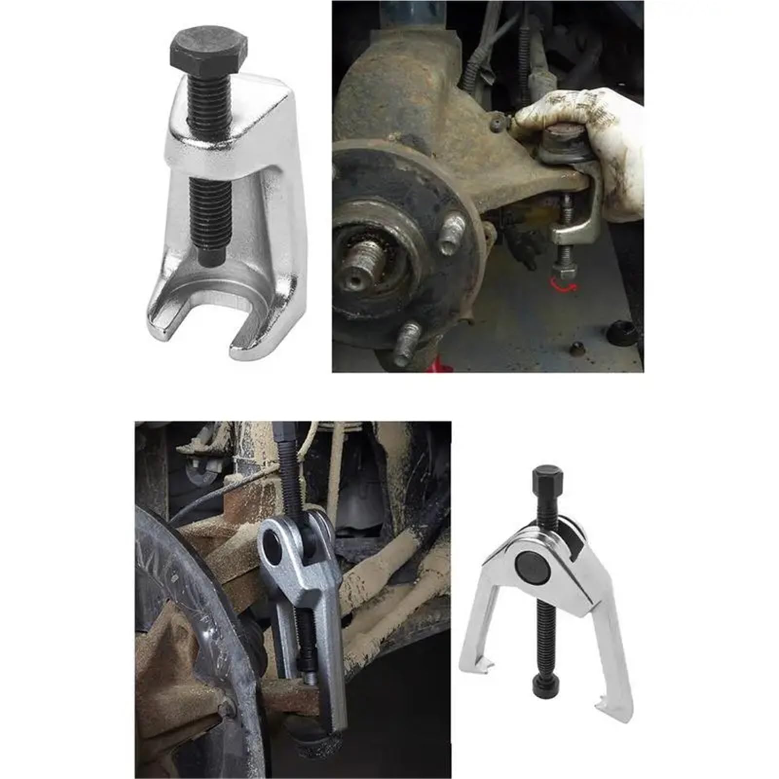 Ściągacz przegubu kulowego 5 w 1 samochodowy separator sworzni kulowych serwis przedniego końca ściągacz końcówki drążka kierowniczego automatyczny ramienia