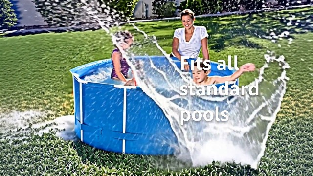 Bâche De Protection Pour Piscine Ronde - Diamètre 460 Cm, Pour Piscine 366-400 Cm, PE 200 G/m² - Résistante UV, Avec Corde Et Tendeur - 8