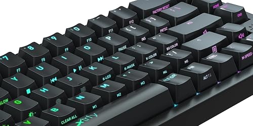 Miniatura 8 de Xtrfy Teclado compacto para juegos K5 RGB con cable Diseño de EE. UU. (negro)