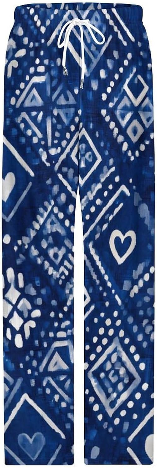 Traditional Ethnic Tribal Women's Pajama Pants Lounge Sleepwear Comfy Soft Casual Bottoms Pj