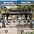 Domi Hardtop Gazebo 10x14FT, Aluminum Outdoor Gazebo with Galvanized Steel Double Roof Canopy, Curtains and Netting Included, Metal Gazebo Permanent Pavilion for Patio, Lawn, Garden, Brown