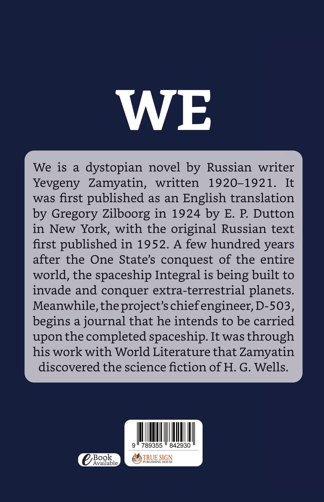 We