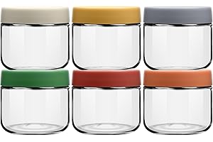 10 Ounce Glass Canning Jars with Leak-Proof Lids