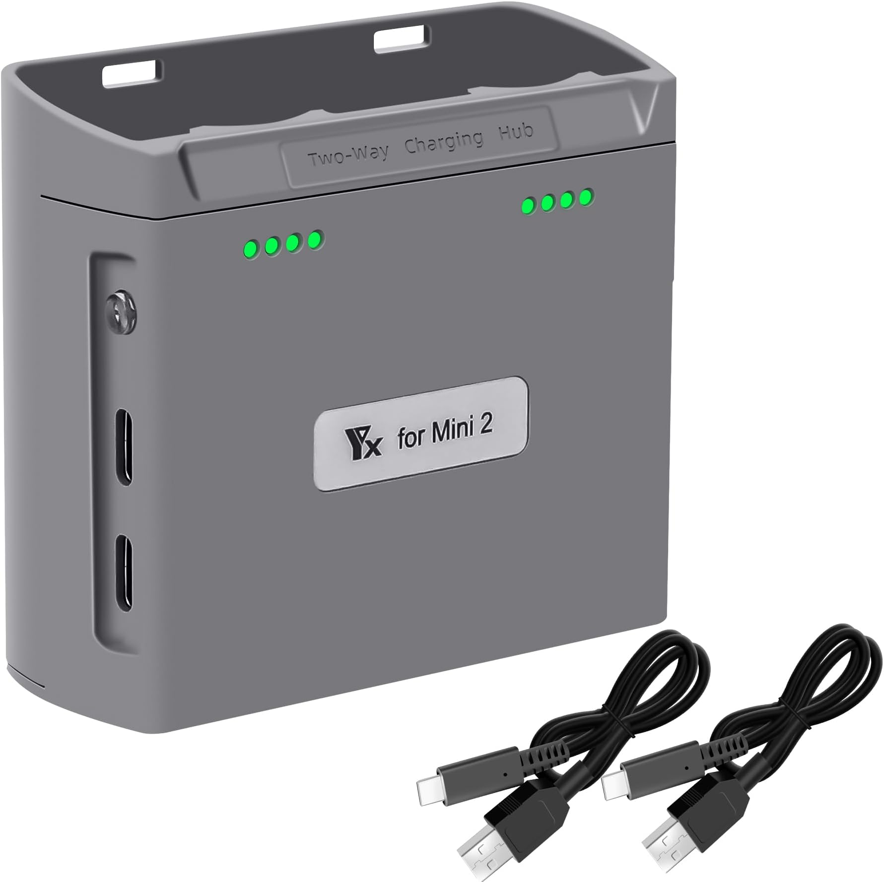 Two-Way Charging Hub for DJI Mini 4K,2,Mini SE/2 SE Drone,Check Battery Level,Charge Two Batteries in Sequence,Charger Accessories
