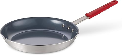 Miniatura 19 de Tramontina Sartén profesional antiadherente pequeña de 8 pulgadas, sartén de aluminio de calibre pesado con revestimiento antiadherente reforzado,