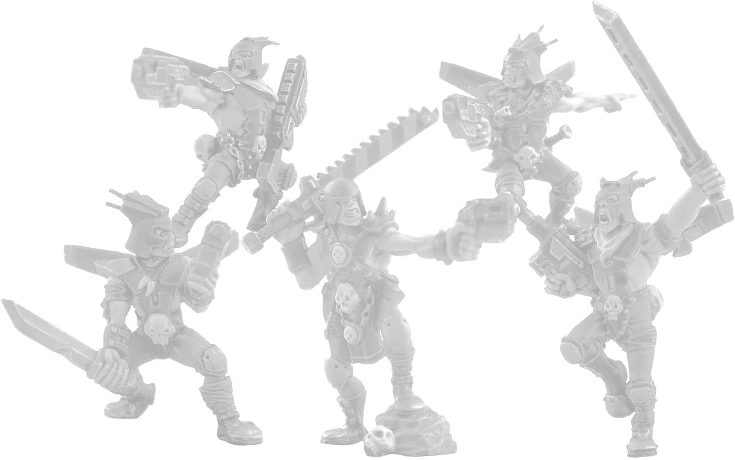 War World Gaming Futuristic Sci-Fi Renegade Miniatures Full Set – 28mm Heroic Scale Skirmish Wargame Figures Model Painting Minis Rebel Wargaming Post-Apocalyptic