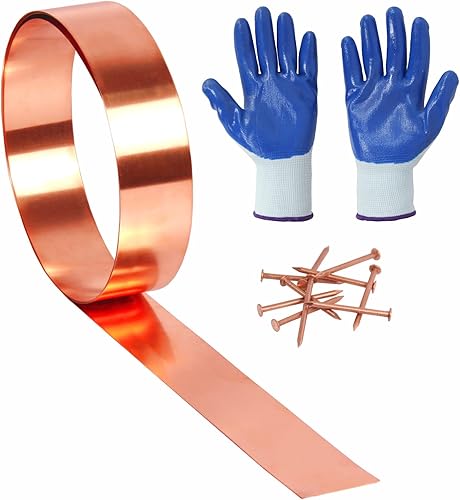 Miniatura 11 de Cobre intermitente 99.95% puro – Tira de cobre de calibre 28 de 0.012 in de grosor – Rollo de cobre sólido en varios anchos y longitudes – Hoja