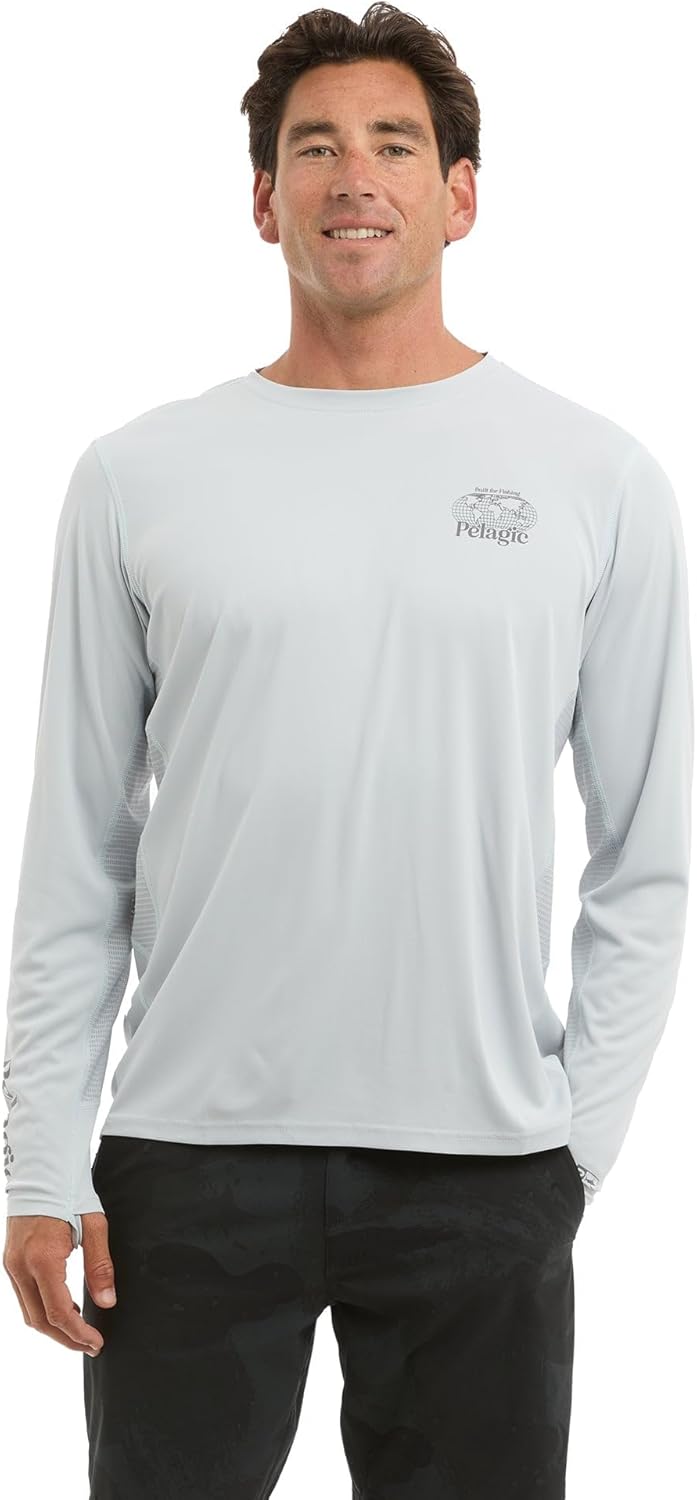 PELAGIC Apparel Men's Vaportek Worldwide YFT Fishing Shirt