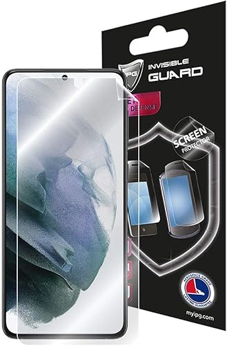 IPG Protector de pantalla para Samsung Galaxy S21+ Plus 5G, pantalla táctil invisible sensible Ultra HD, película transparente antiarañazos,