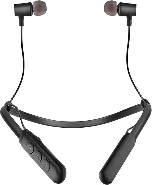 Roeid B11 Wireless Bluetooth Neckband with mic Black in Color Amazon.in Electronics