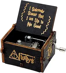 Caixinha De Música Harry Potter Com Tema Do Filme Cor Preta