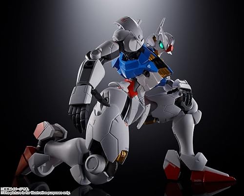Miniatura 7 de TAMASHII NATIONS - Mobile Suit Gundam: The Witch from Mercury - Gundam Aerial, Bandai Spirits Chogokin Metal fundido coleccionable