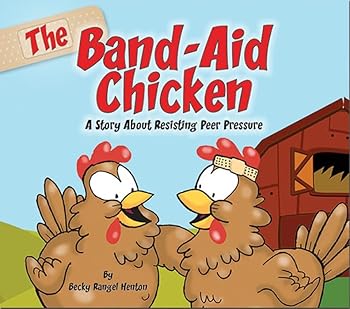 Paperback The Band-Aid Chicken Color Storybook Book