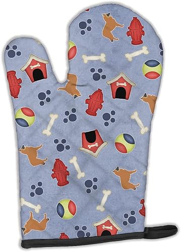 Vista 369 de Caroline's Treasures BB4904OVMT Christmas Siberian Husky Oven Mitt Heat Resistant Thick Oven Mitt for Hot Pans and Oven, Kitchen Mitt Protect Hands