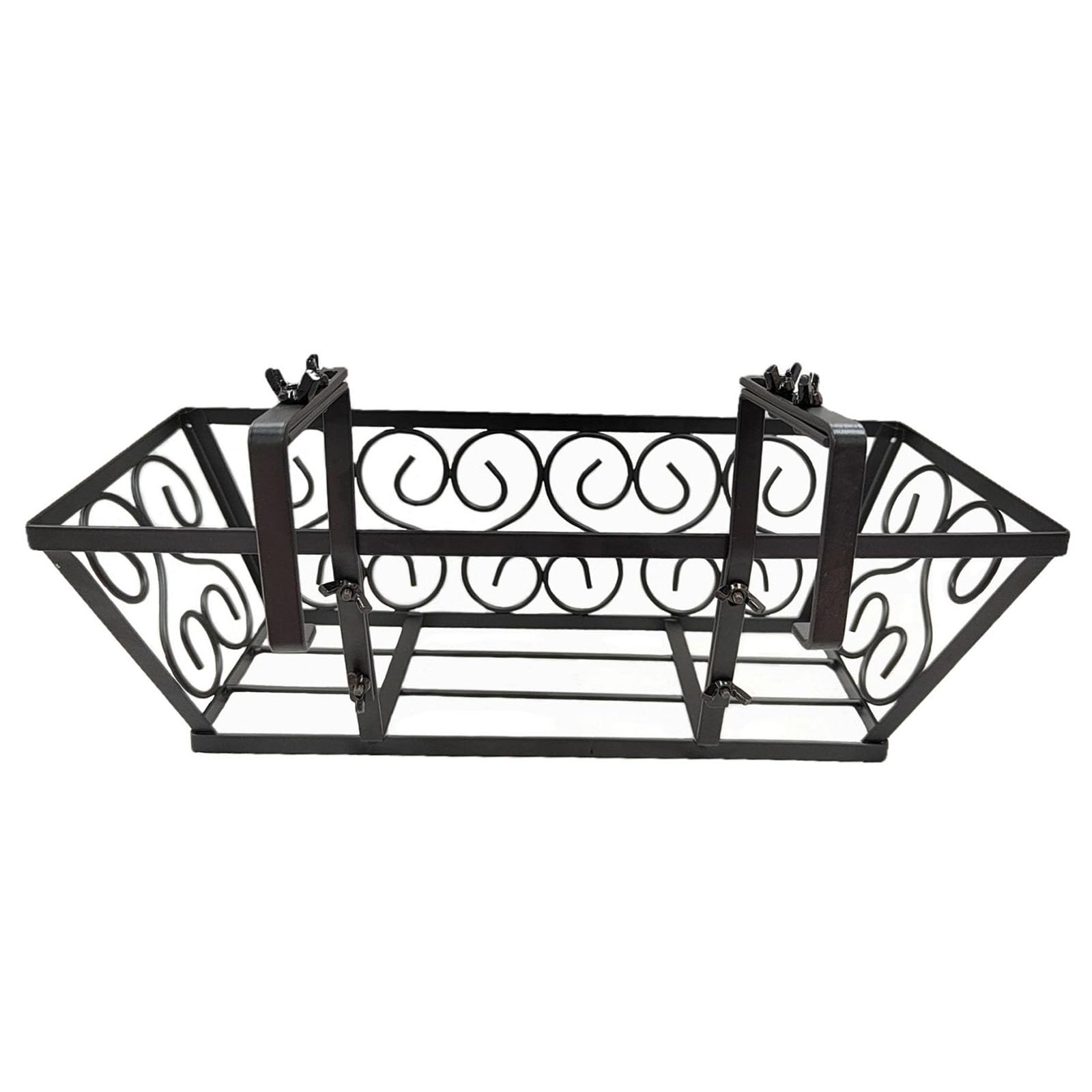 Générique Panier de jardinière Suspendu en Fer forgé européen, Pot de Fleur pour Balcon, Jardins, décoration extérieure, Panier de jardinière Respirant