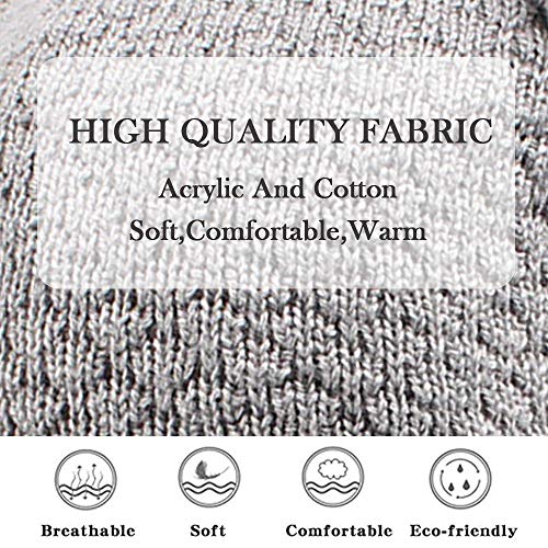 Xiaohawang Warm Baby Hat Cute Bear Toddler Earflap Beanie For Fall Winter (0-7Months, Grey) #TOP2