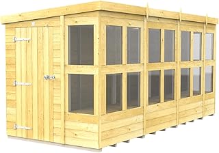 Total Sheds 6x14 Pent Potting Shed Fast 2-5 D...,