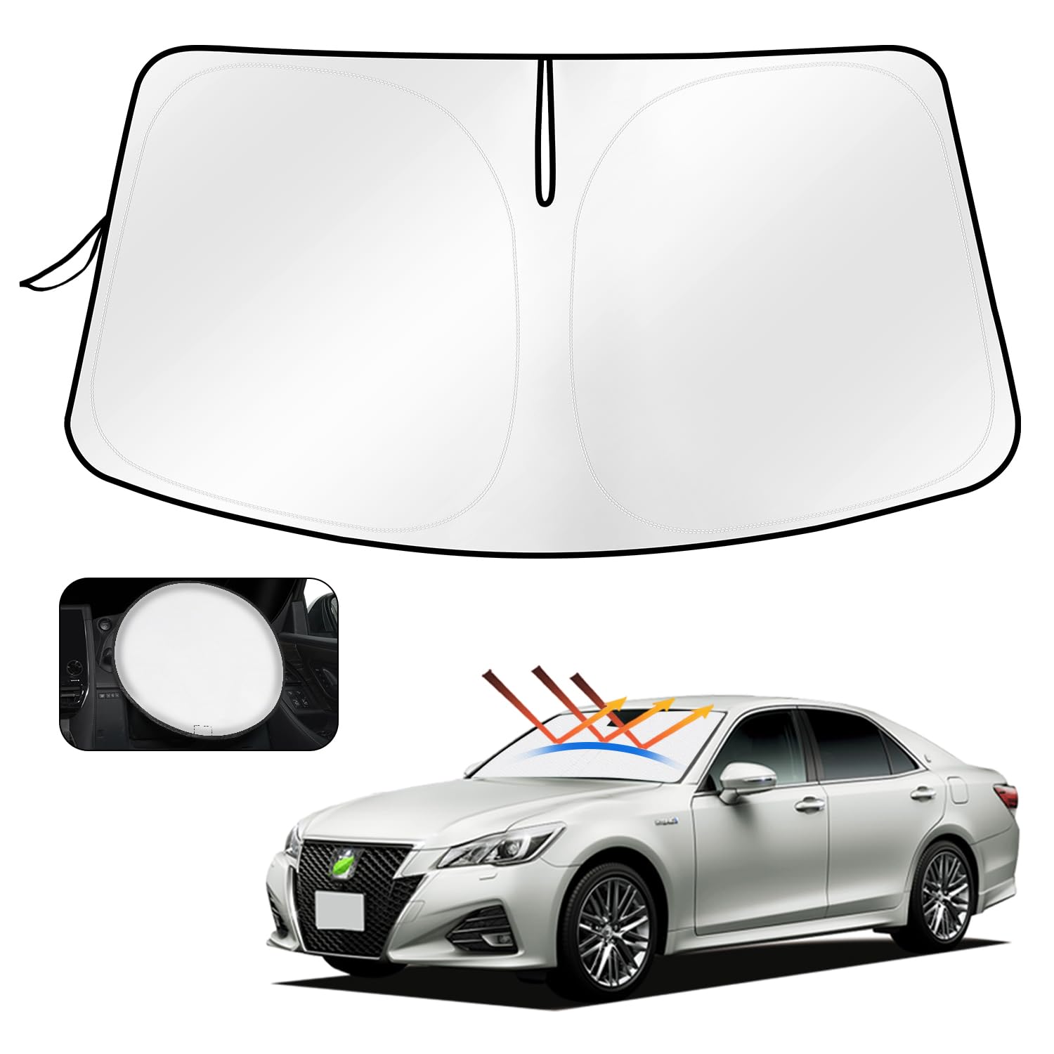 Amazon.co.jp: Cartist トヨタ クラウン 210系 フロントガラス