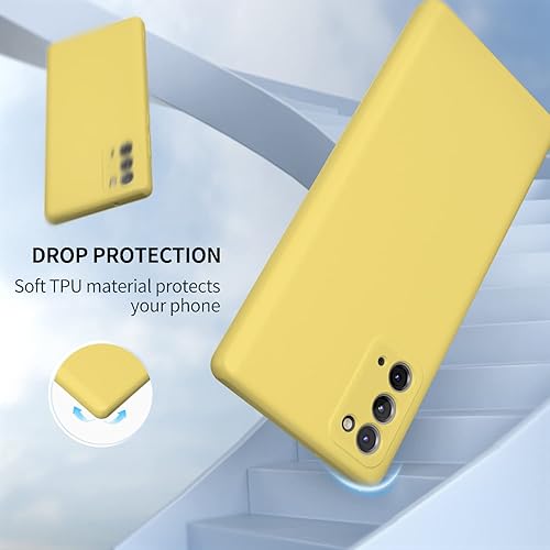 Miniatura 9 de Funda para Samsung Galaxy Note20, silicona líquida, delgada, suave TPU, protección de cuerpo completo, a prueba de golpes, para Galaxy Note20 de 6.7